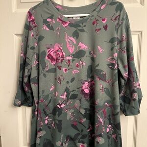Floral Print Women's Top
